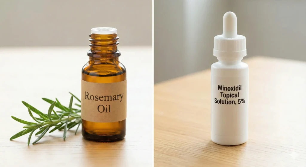 Rosemary Oil vs. Minoxidil Which Actually Regrows Hair